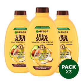 Champô Abacate E Carité Garnier Ultra Suave 3 X 600 ml