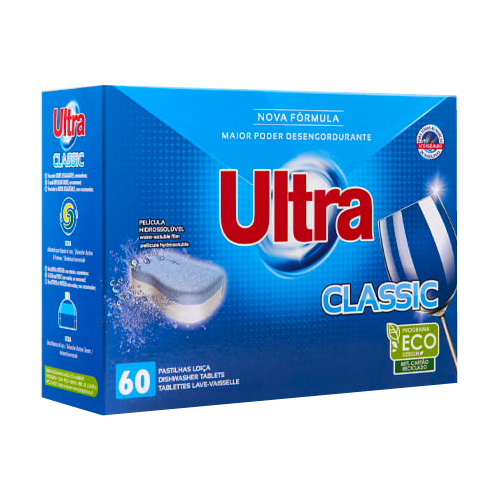 Pastilhas Máquina De Loiça Classic 60Un Ultra Pro