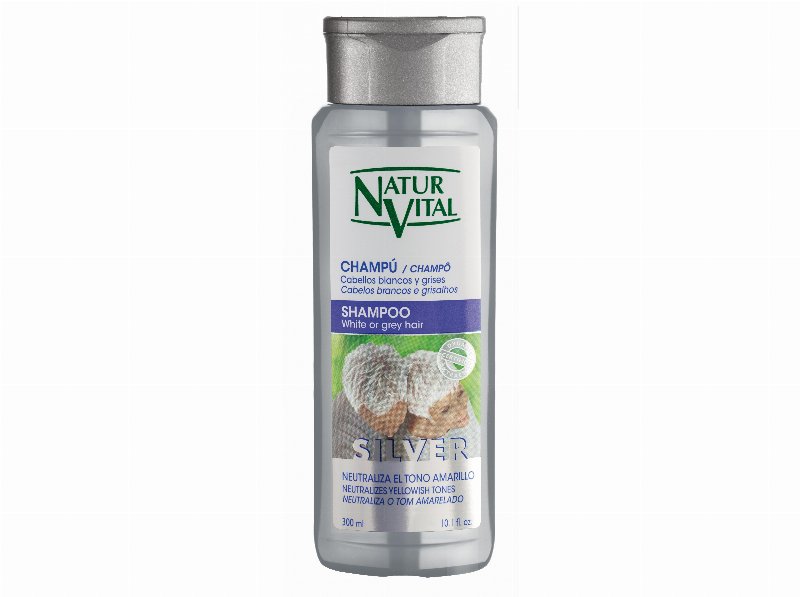 Champô Silver Cabelo Branco & Grisalho Natur Vital 300 ml