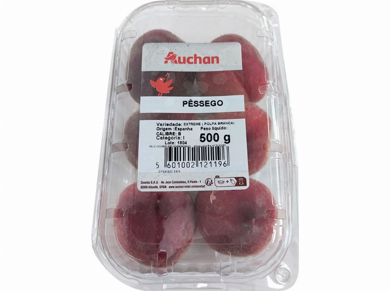 Pêssego Vermelho Auchan 500 g