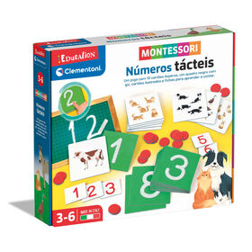 Clementoni - Jogo Montessori Números Tácteis