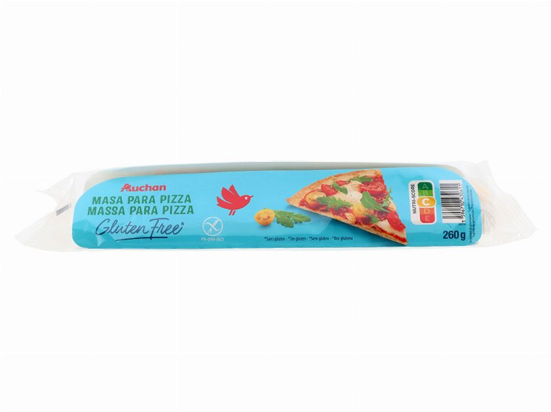 Massa De Pizza Auchan Sem Glúten 260 g