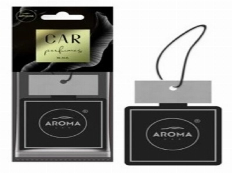 Ambientador Auto Aroma Car Perfume Black