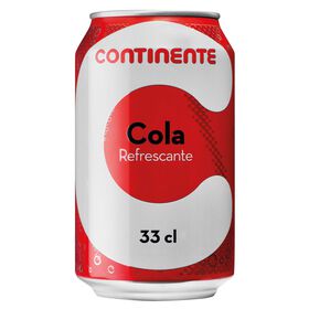 Refrigerante Com Gás Cola Continente 33 cl