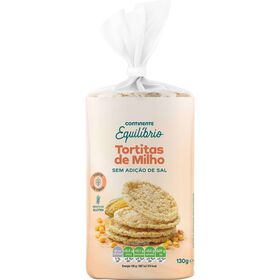 Tortitas De Milho Sem Sal Sem Glúten Continente Equilíbrio 130 gr