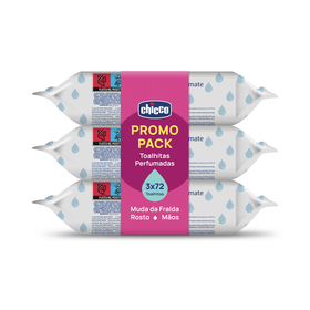 Toalhitas Bebé Chicco 216 Un (3 X 72 Un)