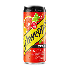 Refrigerante Em Lata Com Gás Citrus Zero Schweppes 33 cl
