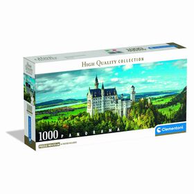 Clementoni - Puzzle Panorama The Neuschwanstein 1000 Peças