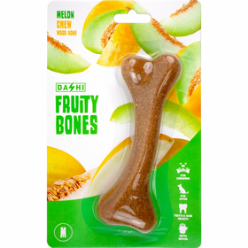 Snack Para Cão Osso Mordedor Madeira Fruity Bone Melão M Dashi 1 Un