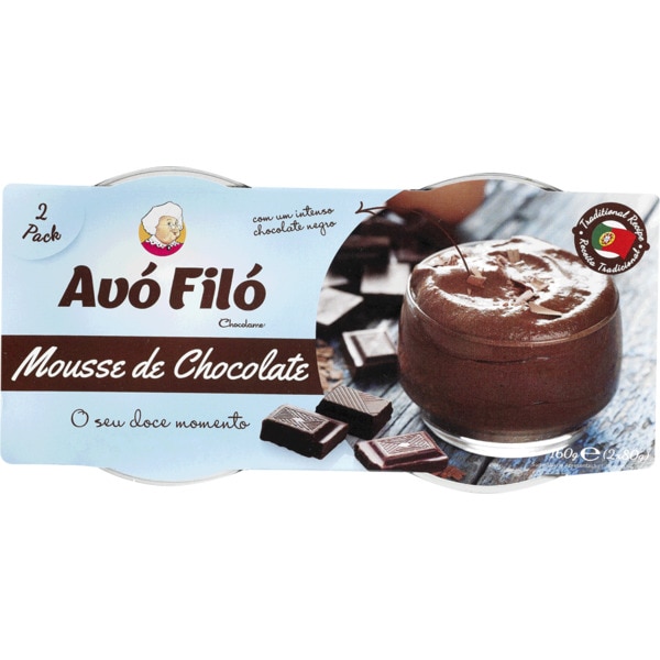 Mousse De Chocolate Pack 2 80 g