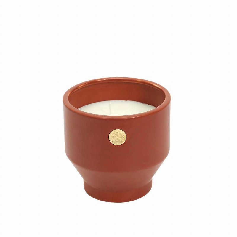 Hkh Vela Perfumada Redonda Ocre