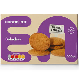 Bolachas Com Coco Continente 500 gr