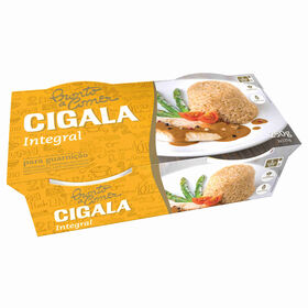 Arroz Integral Pronto A Comer Sem Glúten Cigala 2 X 125 gr