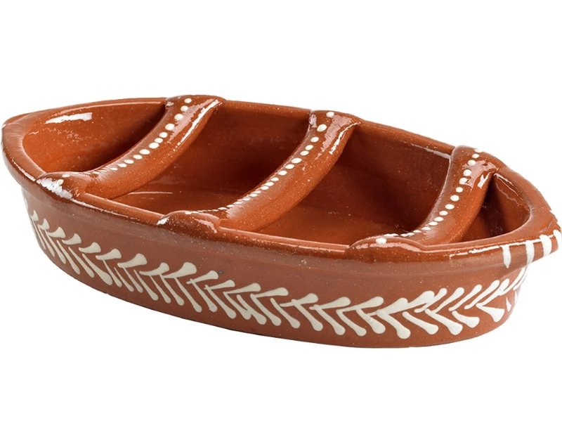 Assador Chourico N.2 Soceramica Barro Pintado 23Cm
