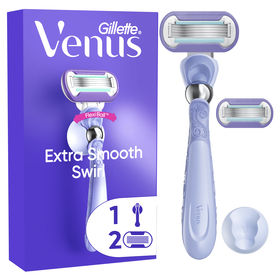 Máquina Depilatória Extra Smooth Swirl Com 2 Recargas Gillette Venus 1 Un