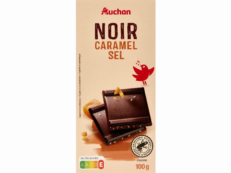 Chocolate Negro Auchan Cultivamos O Bom Caramelo & Sal 100 g