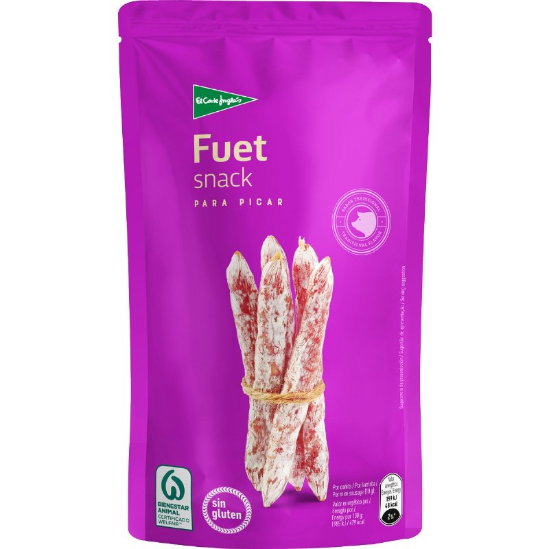 Snack Fuet Sem Glúten 50 g