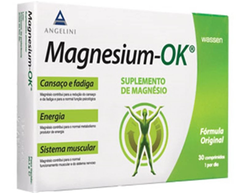 Suplemento Magnesium Ok 30 Comprimidos
