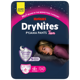 Fraldas Cueca Drynites Menina 48-60 kg 13+ Anos Huggies 11 Un
