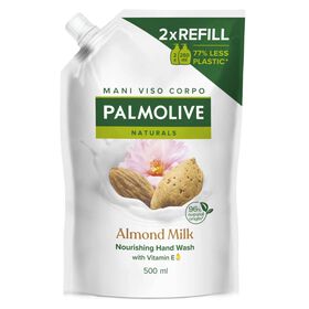 Sabonete Líquido Eco Recarga Naturals Leite E Amêndoa Palmolive 500 ml