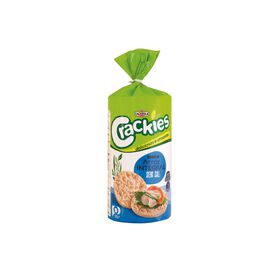 Crackies De Arroz Integral Sem Sal Sem Glúten Caçarola 130 gr