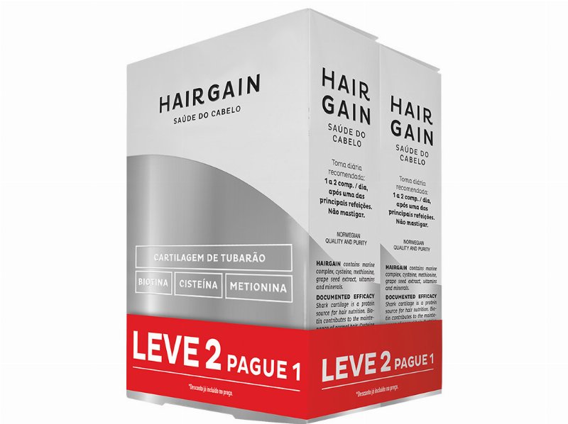 Suplemento Hairgain Leve 2 Pague 1 120 Comprimidos