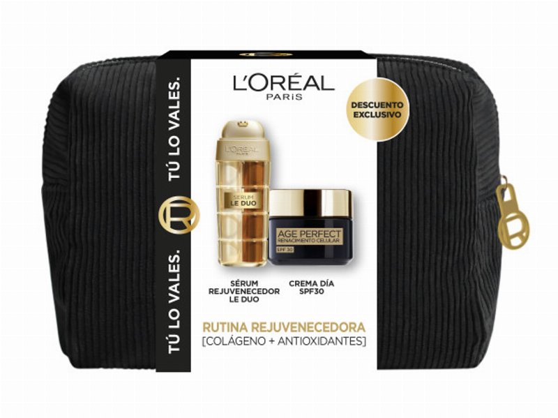 Coffret Le Duo L'oréal Paris Serum + Renov Cel Spf