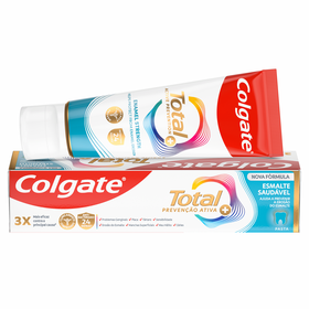 Pasta De Dentes Prevenção Ativa Esmalte Saudável Colgate Total 75 ml