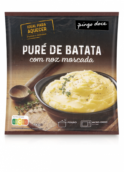 Puré De Batata Com Noz Moscada Pingo Doce 1Kg