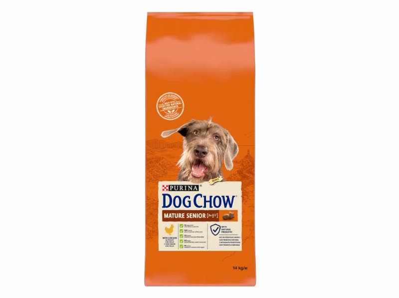 Ração Para Cão Dog Chow Mature Sénior Frango 14 kg