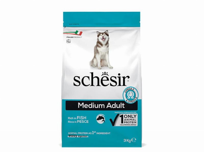 Ração Para Cão Schesir Médio Peixe 3 kg