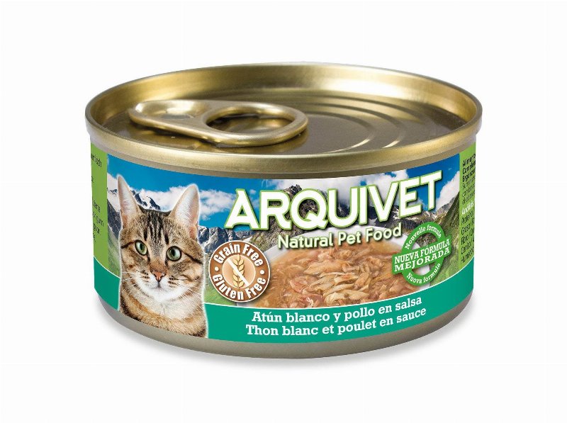 Comida Húmida Gato Arquivet Atum Branco E Frango 80 g