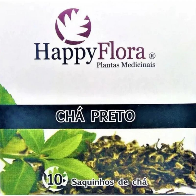 Chá Preto Happyflora 10 Saquetas