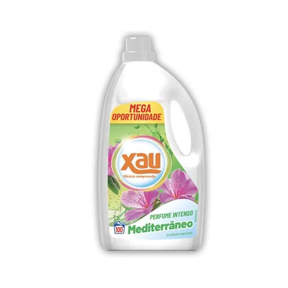 Detergente Máquina Roupa Líquido Mediterrâneo Xau 100Dos