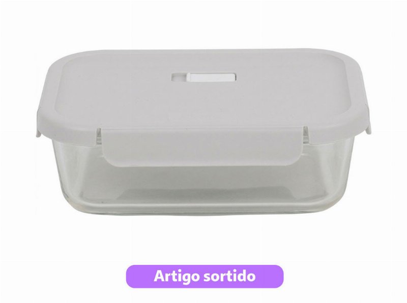 Caixa Hermética Vidro Codil 23X17.5X7.5Cm 1.5 l Cores Sortidas