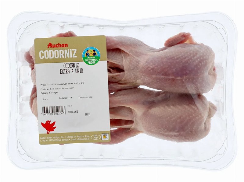 Codorniz Extra Auchan Cultivamos O Bom 4Uni