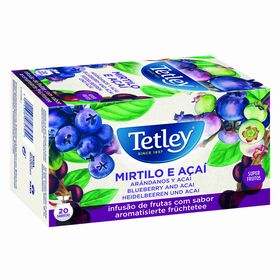 Infusão Mirtilo E Açaí Superfruits Saquetas Tetley 20 Un