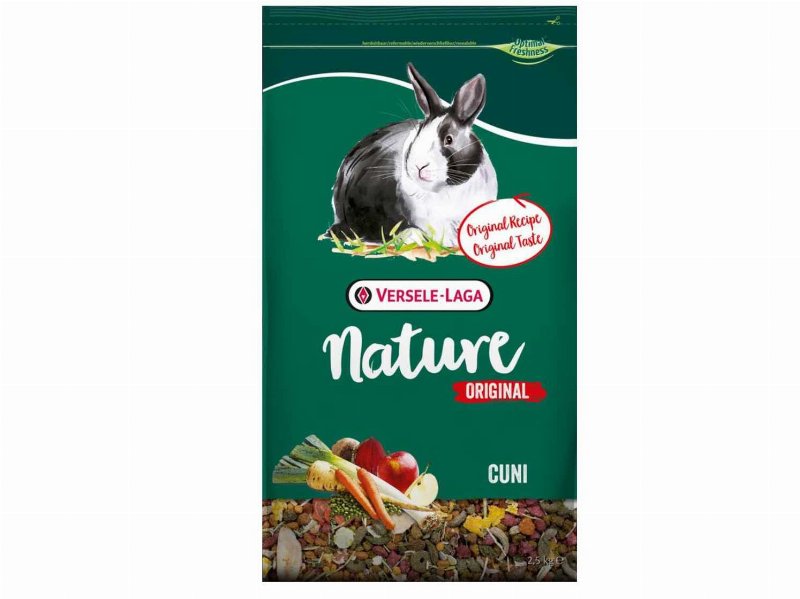 Comida Coelho Versele Laga Original Cuni 2.5 kg