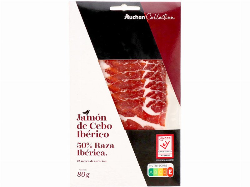 Presunto Auchan Collection Cebo Ibérico 50% 80 g