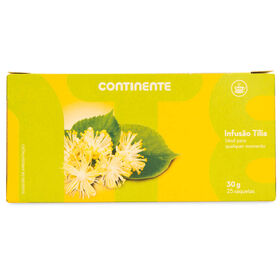 Infusão Tília Saquetas Continente 25 Un
