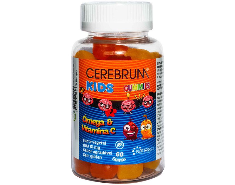 Suplemento Cerebrum Kids Gummies 60 Gomas