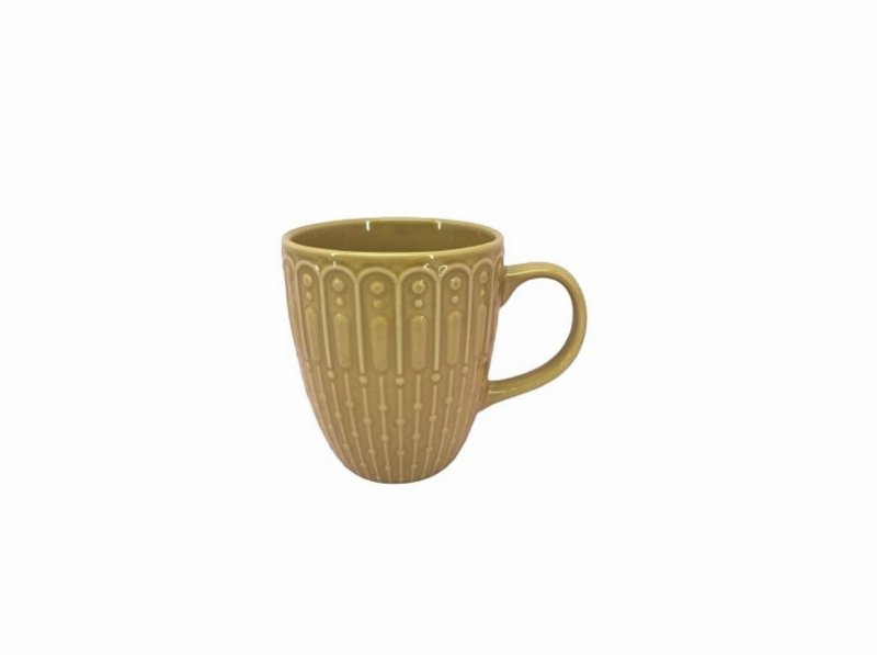 Caneca Amarela Actuel Grês Reciclado 33 cl