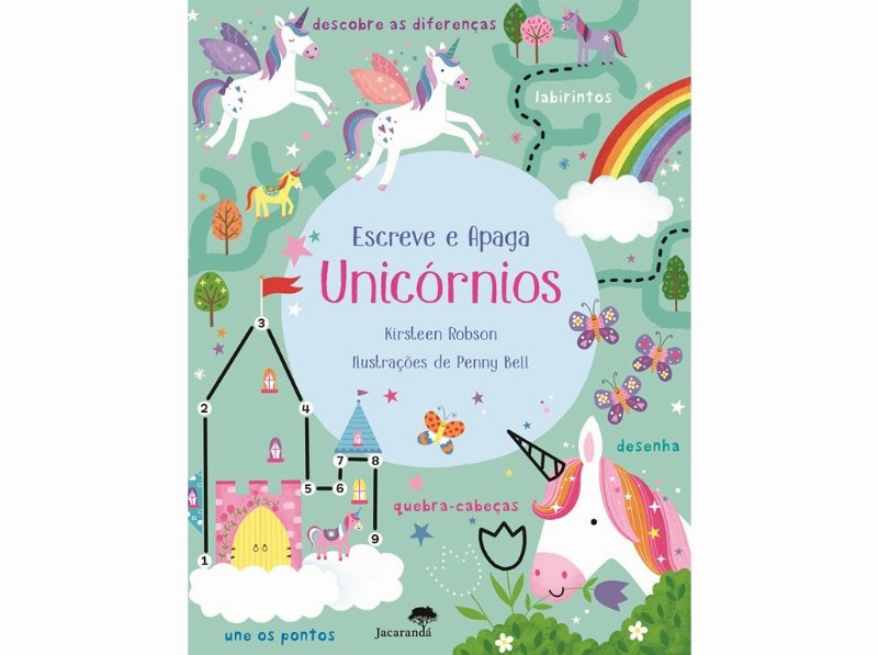 Livro Unicórnios Escreve E Apaga Kirsteen Robson Penny Bell