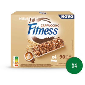 Barras De Cereais Chocolate Branco E Cappuccino Fitness 94 gr (4 Un)