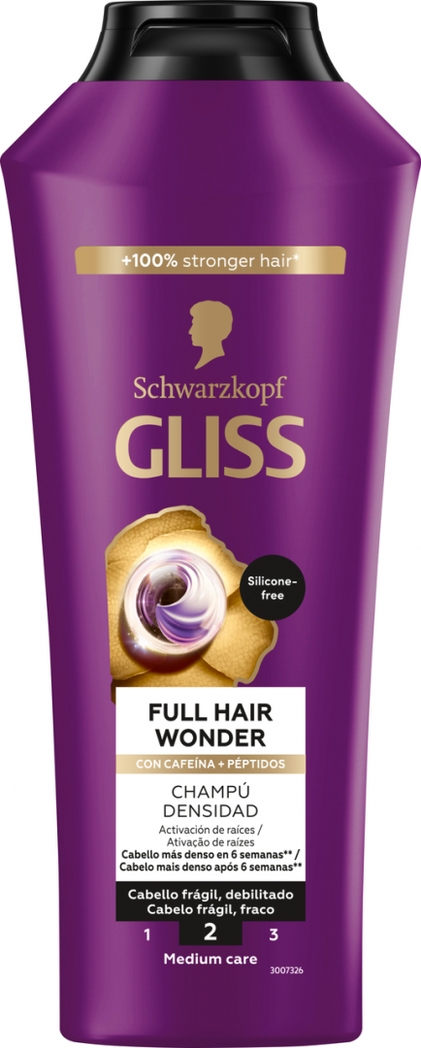 Champô Gliss Full Hair Wonder Gliss Schwarzkopf 0.4L