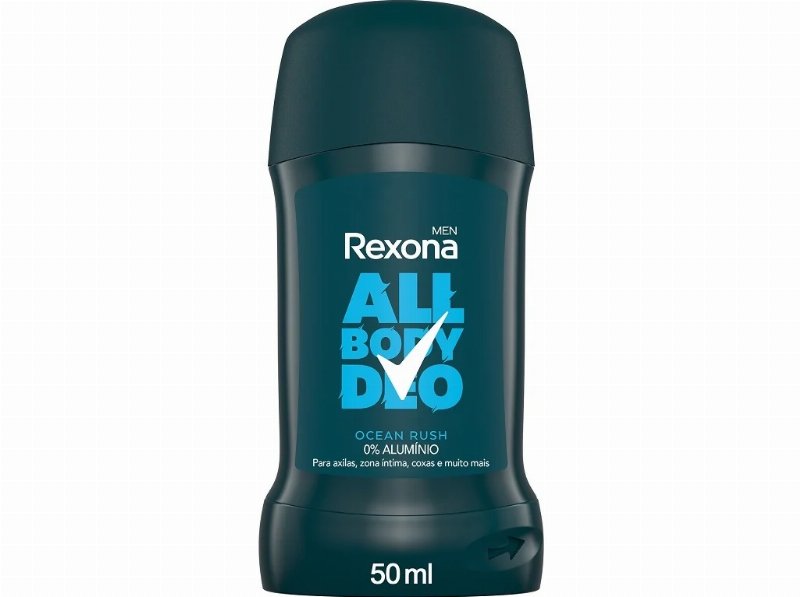 Desodorizante Stick Rexona Men Para Todo O Corpo Ocean Rush 50 ml