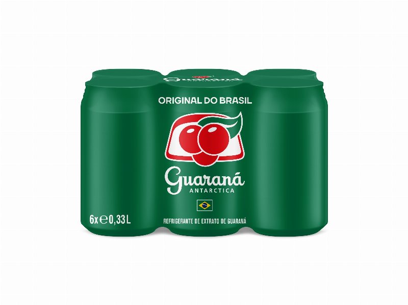 Guaraná Antarctica Lata 6X0.33 l