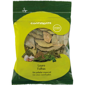 Louro Folha Em Saqueta Continente 10 gr