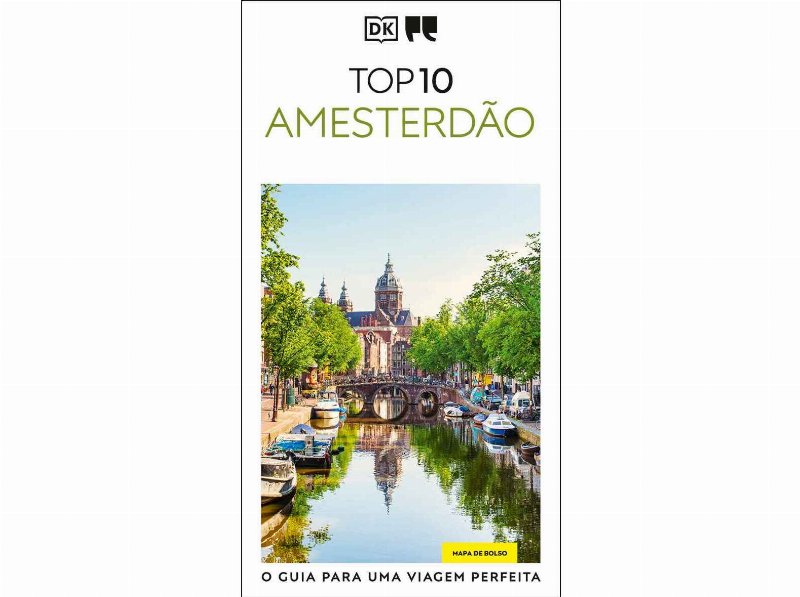 Livro Guias De Viagem Porto Editora - Top 10 Amesterdão