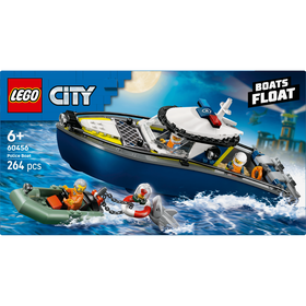 Lego City - Perseguição Com Barco Da Polícia - 60456